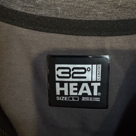 32° HEAT Lone Star Shooting Sports L Sweatshirt Dark Grey Pullover Crewneck Warm - Picture 3 of 8